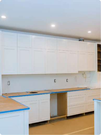 Curved mirror modern bathroom design